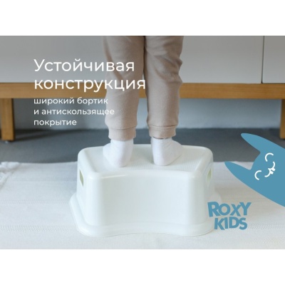 Ступенька-подставка Roxy-Kids RPD-012W/BP белый 04
