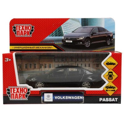 Коллекционная машинка Volkswagen Passat Технопарк PASSAT-12-BK