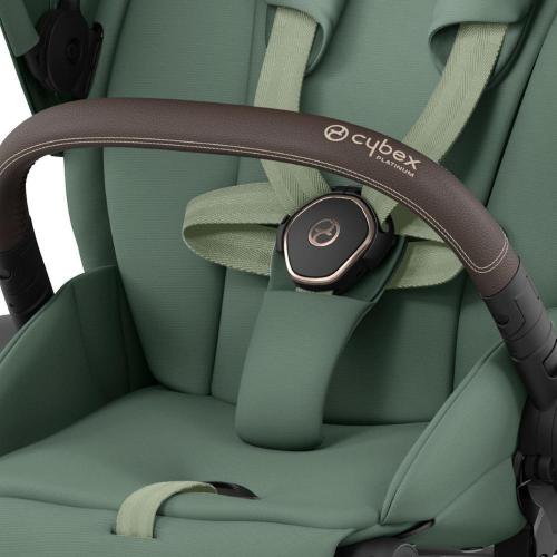Коляска 2 в 1 Cybex Priam IV Rosegold Leaf Green фото 17
