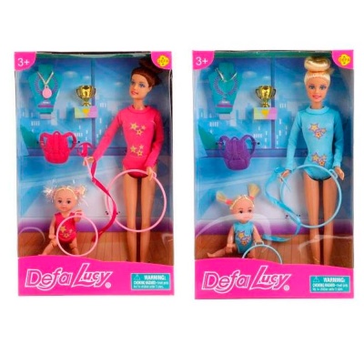 Кукольный набор Гимнастки Defa Lucy 8353 2