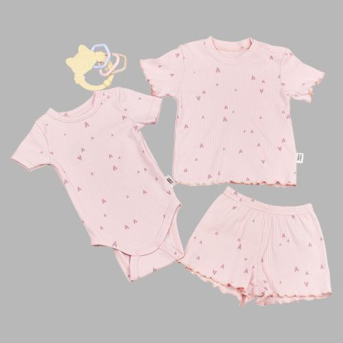 Боди-футболка Сердечки Чуди Кидс 237125-4 розовый фото 4