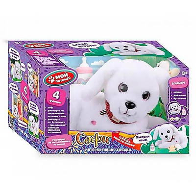 Интерактивная игрушка Мой Питомец Собака Софи с щенками 25 см My Friends 392431 4 Интерактивная игрушка Мой Питомец Собака Софи с щенками 25 см My Friends 392431 4