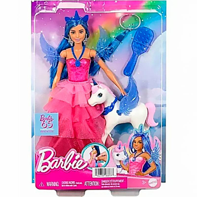 Кукла Barbie 29 см Сапфировая принцесса единорог Mattel HRR16