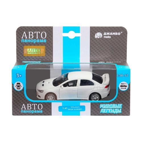 Машинка металлическая Mitsubishi Lancer Evolution Автопанорама JB1251259 фото 5