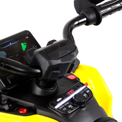 Детский электроквадроцикл BRP Can-Am Outlander RiverToys Y888YY желтый 4