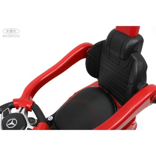 Детский толокар Mercedes-Benz GL63 RiverToys A888AA-M красный фото 6