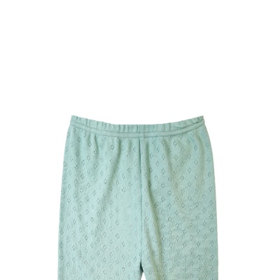 Штанишки Ажурная рибана Чуди Кидс 129124 светлая полынь 02