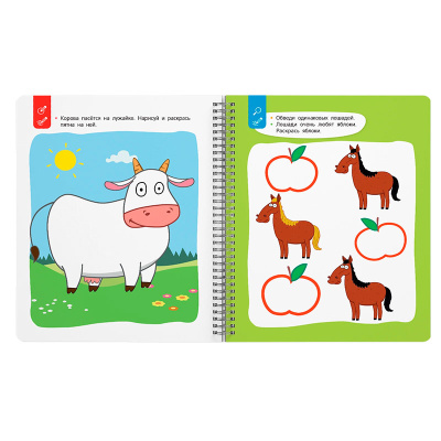 Книга многоразовая пиши-стирай Рисовалка Росмэн 43213 2