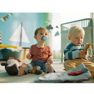 Пустышка ultra air Lime Be happy/Кораблик 6-18 мес Avent SCF080/15 3