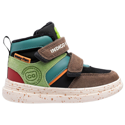 Ботинки детские Indigo Kids 97-060A черный-мультиколор 2