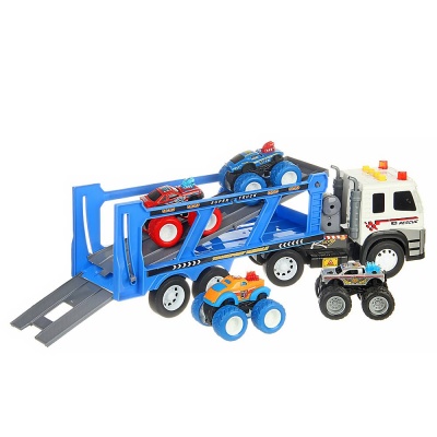 Автовоз с машинками инерционный свет звук Veld Co 131898