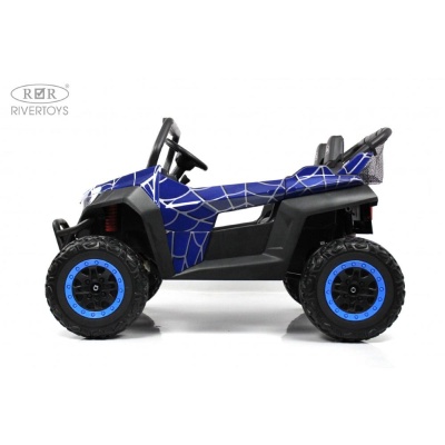 Детский электромобиль Spider 4WD RiverToys T777TT синий