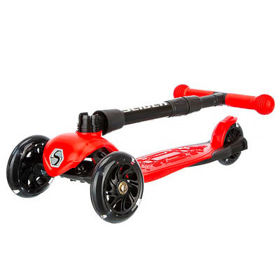 Самокат трехколесный складной светящиеся колеса Slider Stile1R 3
