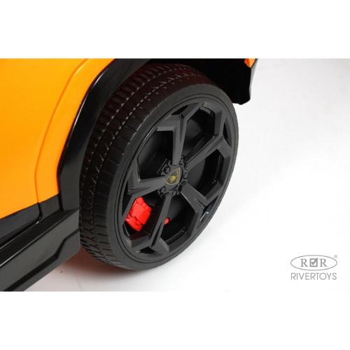Детский электромобиль Lamborghini Urus RiverToys E777EE оранжевый фото 20