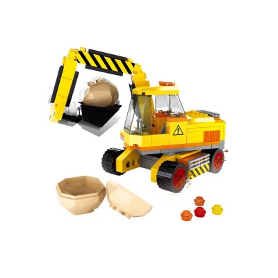 Конструктор Строители Экскаватор-погрузчик Ausini 29417