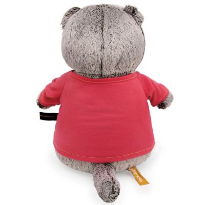 Мягкая игрушка Кот Басик в лонгсливе с принтом Супер кот Budi Basa Ks30-284 3