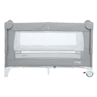 Кровать-манеж Indigo Bon-Bon светло-серый 02