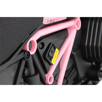 Детский электромотоцикл RiverToys М111БХ розовый