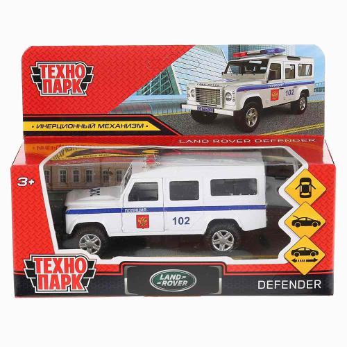 Коллекционная машинка Land Rover Defender Полиция Технопарк DEFENDER-12POL-WH фото 7