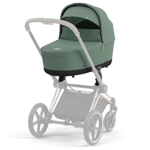 Коляска 2 в 1 Cybex Priam IV Rosegold Leaf Green фото 8