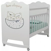 Кровать детская Love Sleeping ВДК белая