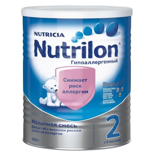 Молочная смесь Nutrilon 2 Гипоаллергенный (с 6 мес) 400 г