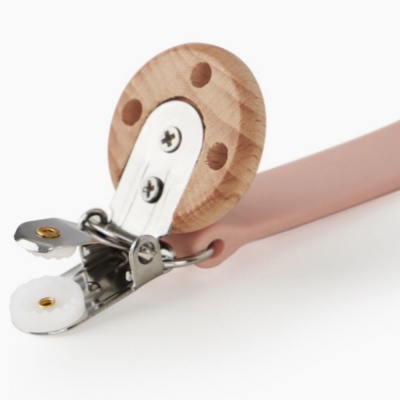 Держатель с металлической прищепкой Happy Baby 11029 pink 2