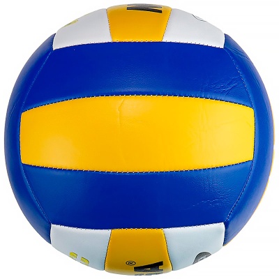 Мяч волейбольный синий с желтым и белым Рыжий кот МБ-4812/5-9062 2