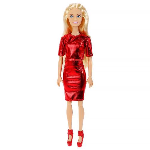 Кукла София в красном платье 29 см Карапуз 66001BOX-C50-S-BB фото 2