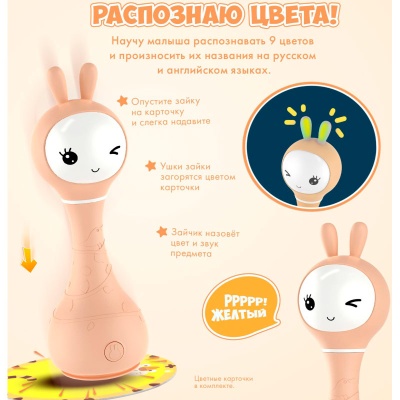 Музыкальная игрушка Умный зайка R1 Alilo 60347