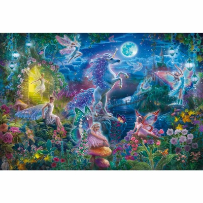 Картина по номерам Феи и Единорог Рыжий кот ХК-6855 2 Картина по номерам Феи и Единорог Рыжий кот ХК-6855 2