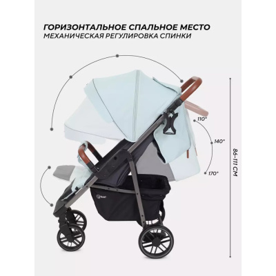 Коляска прогулочная Rant Vega RA057 Blue