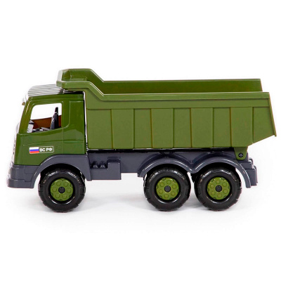 Игровой набор Престиж автомобиль-самосвал военный Полесье 48622 2