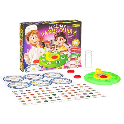 Настольная семейная игра Веселая закусочная Фортуна Ф79325