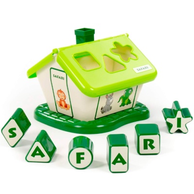 Сортер Садовый домик сафари зелёный Полесье 90294