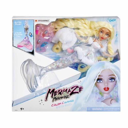 Кукла Mermaze Mermaidz Winter Wawes Gwen MGA 585428 EUC фото 3