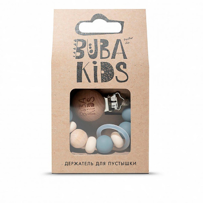 Держатель для пустышки силиконовый Zefir Гроза Buba Kids