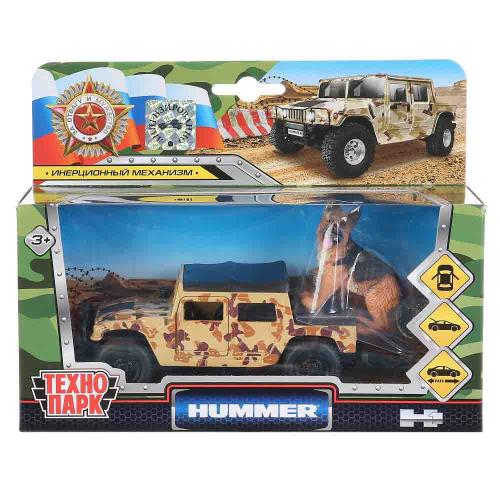 Машина Пикап Hummer h1 с овчаркой Технопарк SB-18-09-H1-M(DY)+DOG-WB фото 6