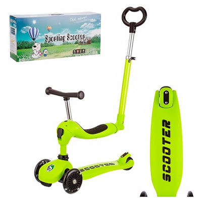 Самокат трансформер с ручкой управления Slider IT49G 4