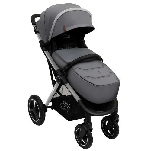 Коляска прогулочная Suburban Compatto Air Silver Gray Sweet Baby фото 2