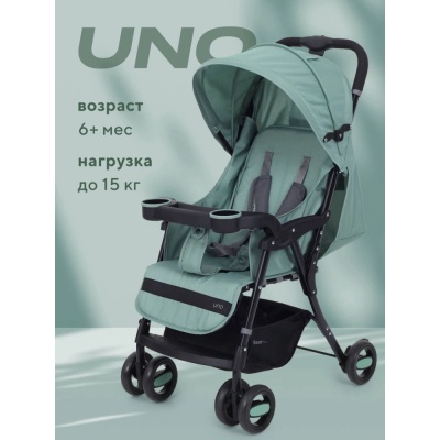 Детская прогулочная коляска Rant Basic Uno RA350 Green 02