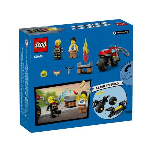 Конструктор Lego City 60410 Пожарно-спасательный мотоцикл фото 7