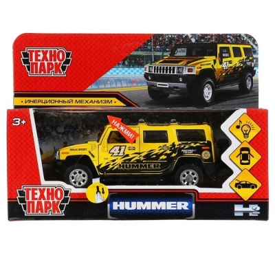 Машинка металлическая Hummer H2 Спорт Технопарк НUМ2-12SLSRТ-YЕ 4