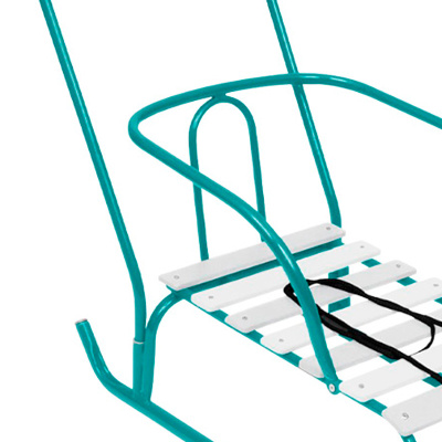 Санки детские Ветерок 2 со спинкой и ручкой В2/АК 3