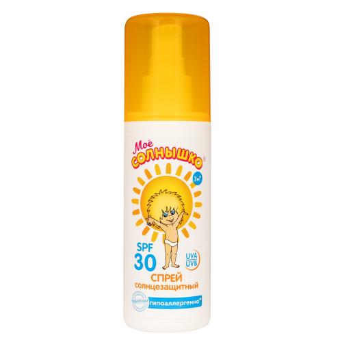 Спрей солнцезащитный SPF30 100мл с 3мес Мое солнышко