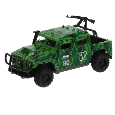 Игрушка Машина Армейский внедорожник пикап Технопарк  HUMVEPICKUP-12MIL-BN