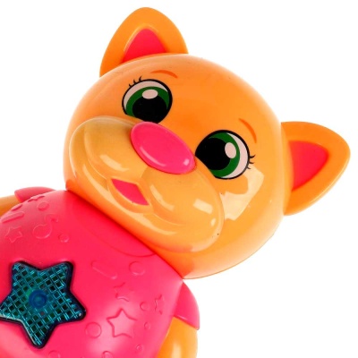 Развивающая игрушка Весёлый котёнок Умка HT1093-R