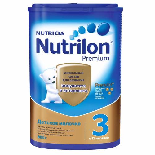 Молочко детское Nutrilon Premium 3 800г с 12 мес
