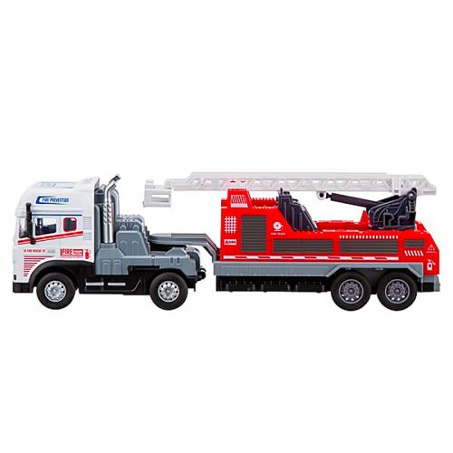 Пожарный автомобиль инерционный металлический масштаб 1:24 BeBoy IT109993 фото 3