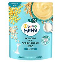 Каша молочная мультизлаковая 200 г от 6 месяцев ФрутоНяня 91017
